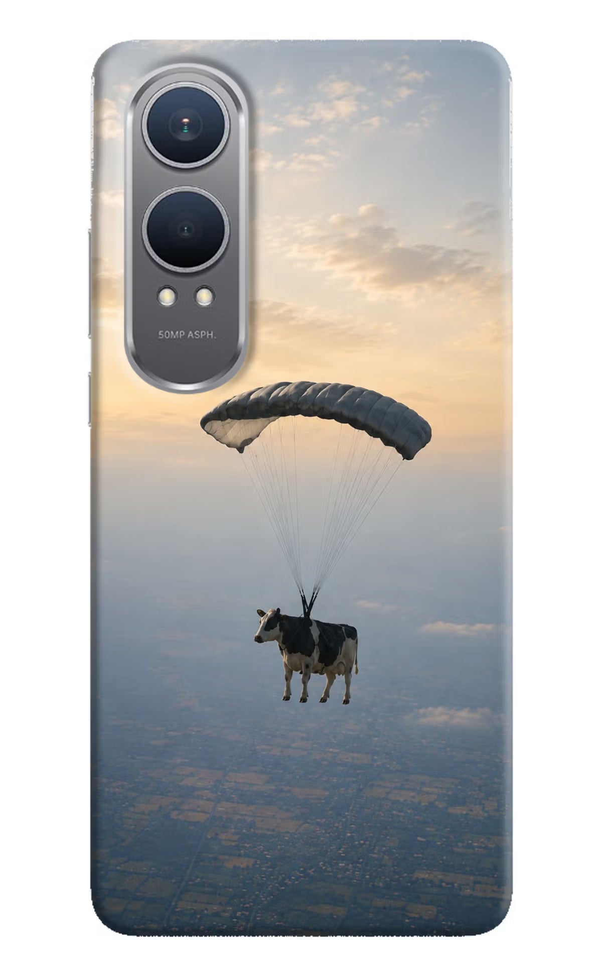 Skydiving Cow OnePlus Nord CE4 Lite Back Cover