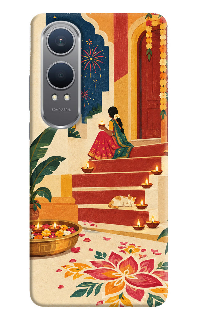 Diwali Rangoli OnePlus Nord CE4 Lite Hard Case Back Cover by Casekaro