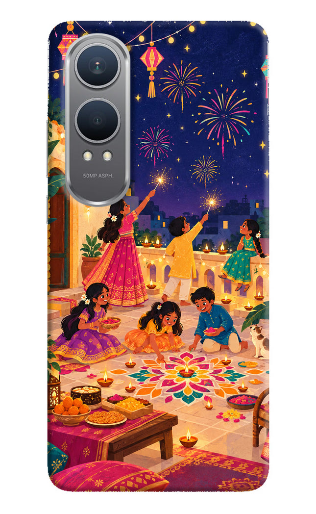 Diwali Night OnePlus Nord CE4 Lite Hard Case Back Cover by Casekaro