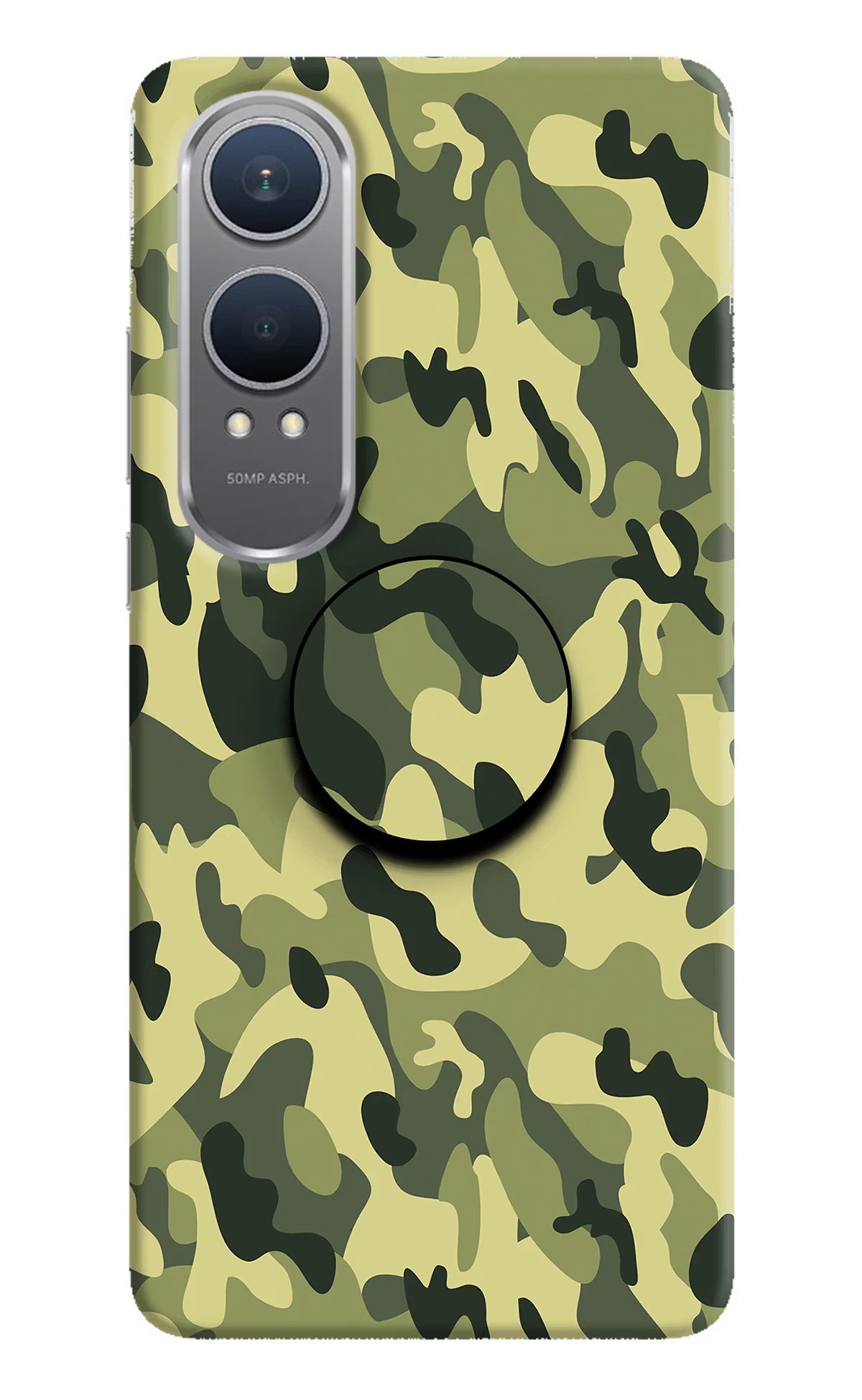 Camouflage OnePlus Nord CE4 Lite Pop Case by Casekaro