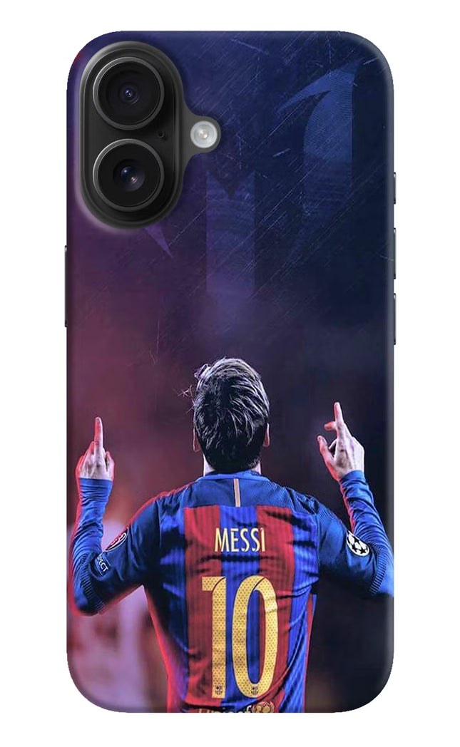 Messi iPhone 16 Hard Case Back Cover by Casekaro