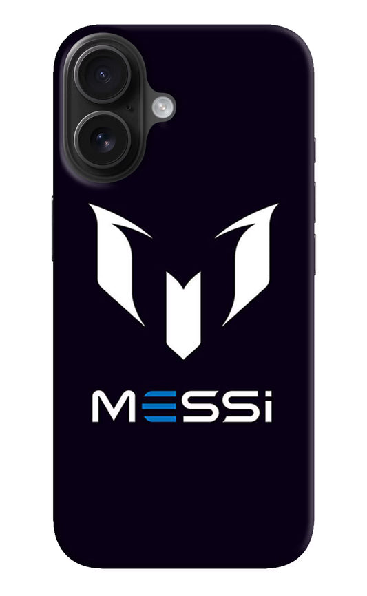 Messi Logo iPhone 16 Hard Case Back Cover by Casekaro