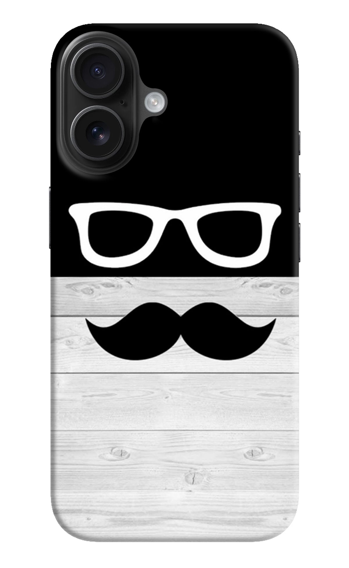 Mustache iPhone 16 Back Cover