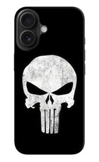 Punisher Skull iPhone 16 Hard Case Back Cover by Casekaro