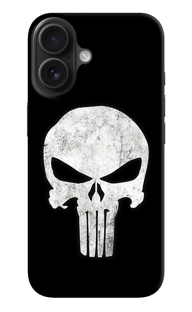 Punisher Skull iPhone 16 Hard Case Back Cover by Casekaro