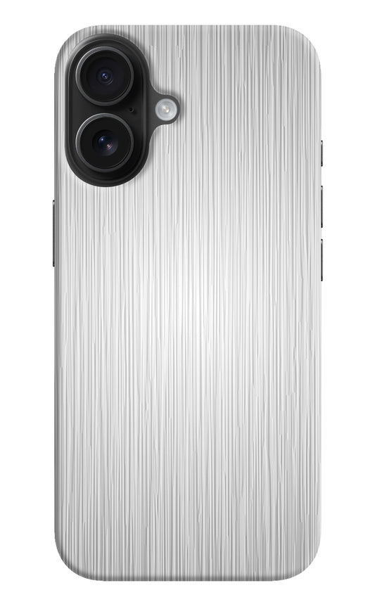 Wooden Grey Texture iPhone 16 Back Cover