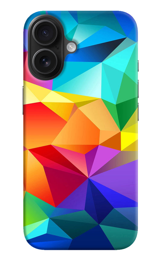 Abstract Pattern iPhone 16 Back Cover