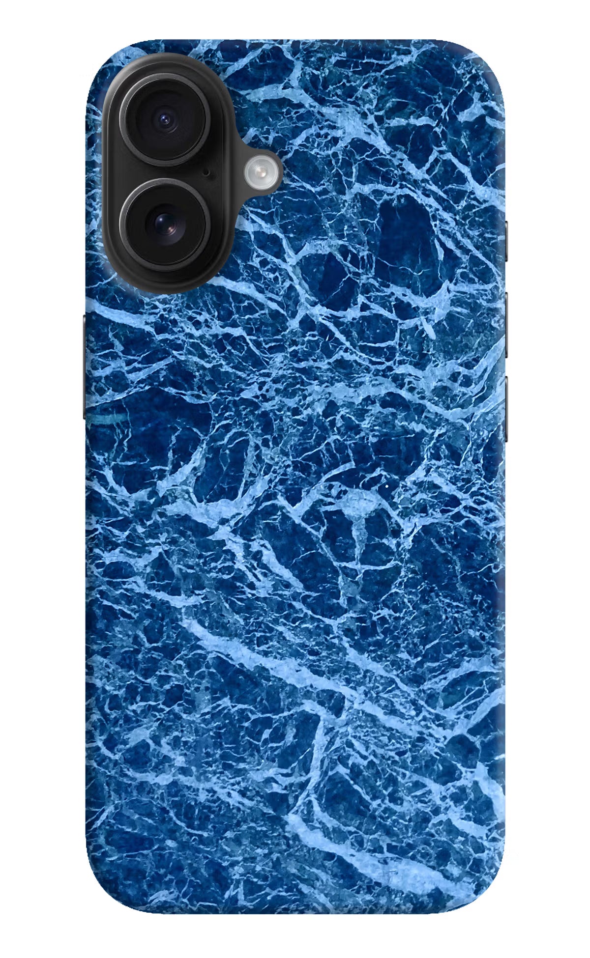 Blue Marble iPhone 16 Hard Case Back Cover by Casekaro