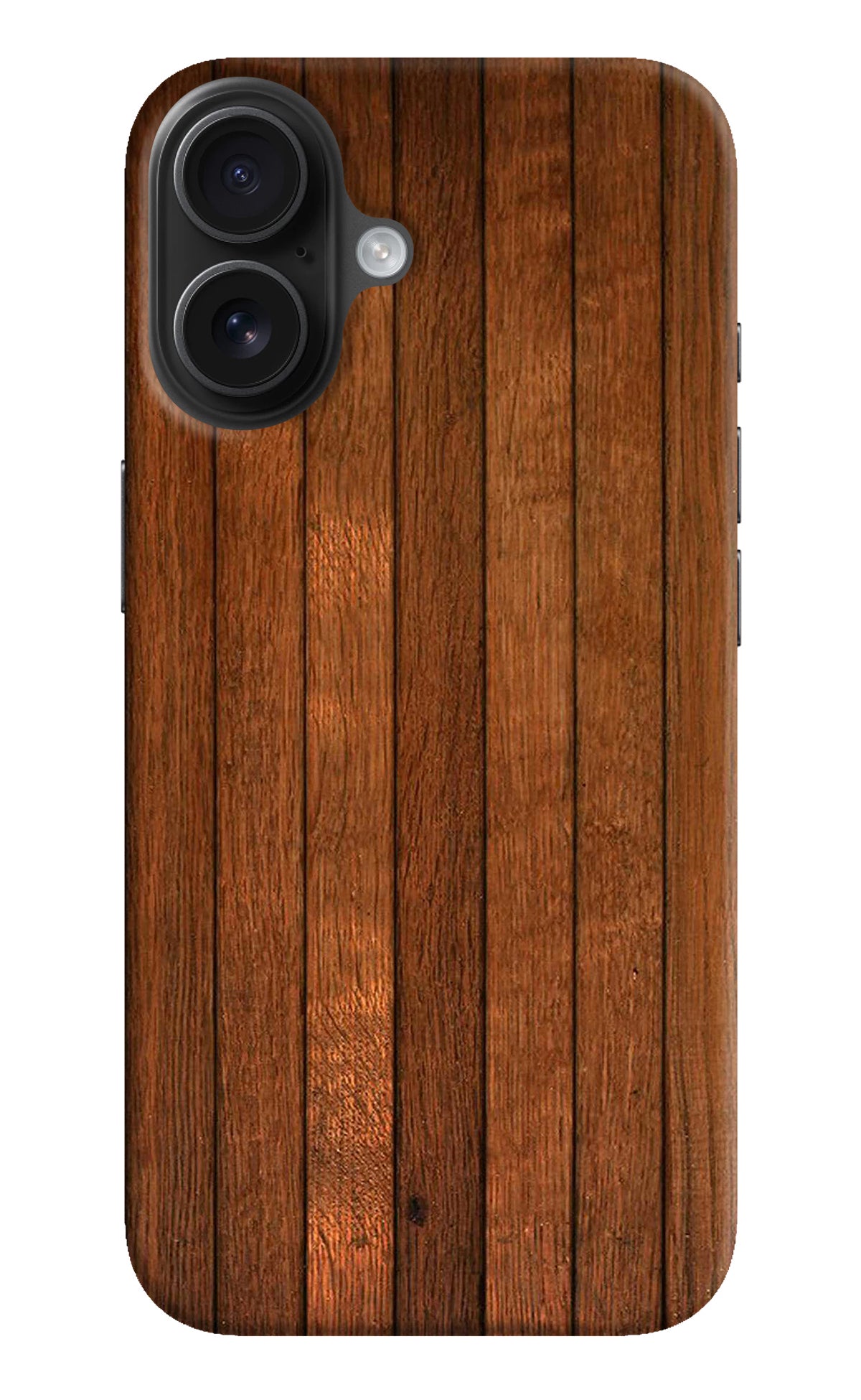 Wooden Artwork Bands iPhone 16 Back Cover