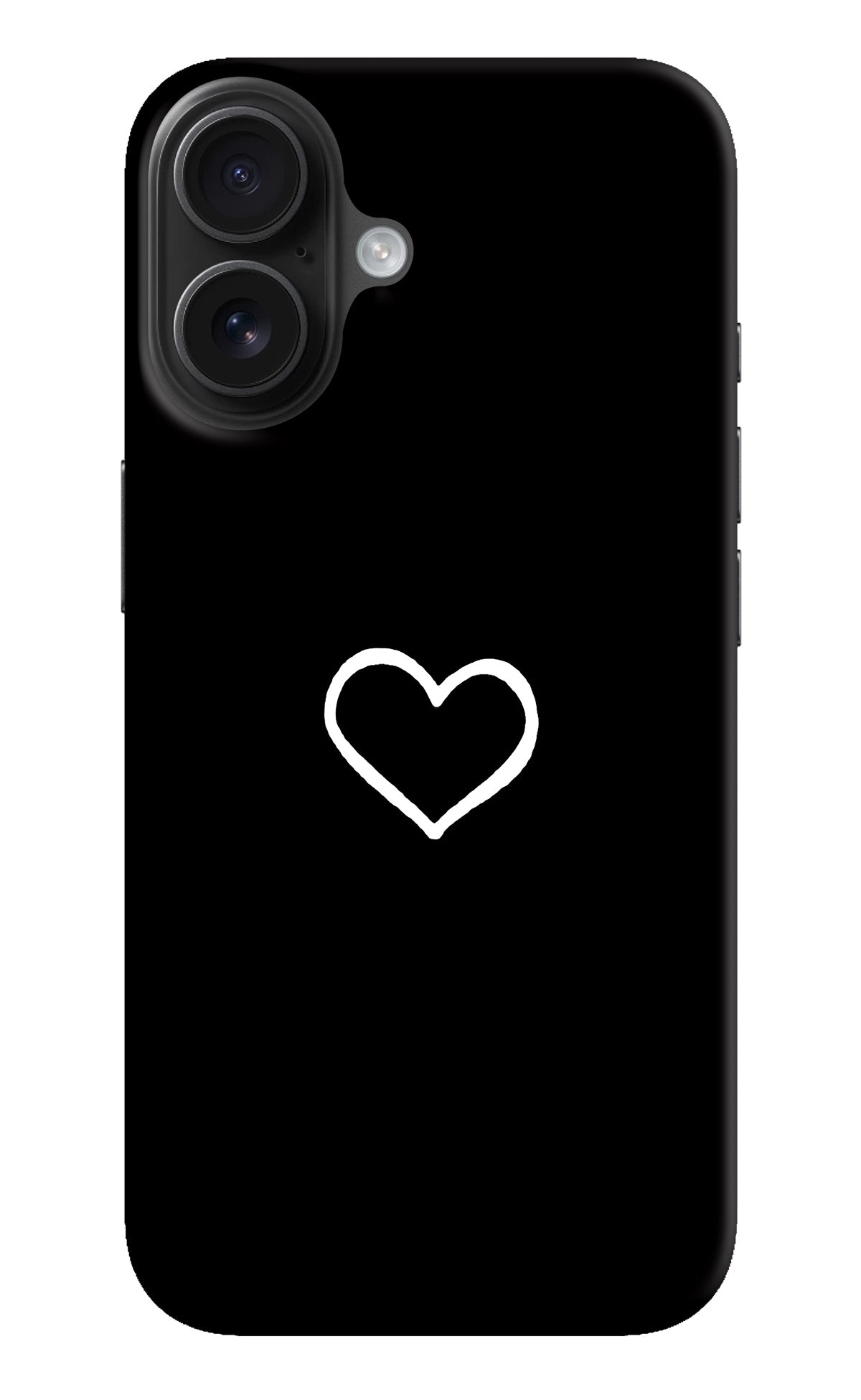 Heart iPhone 16 Back Cover