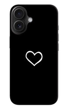 Heart iPhone 16 Hard Case Back Cover by Casekaro
