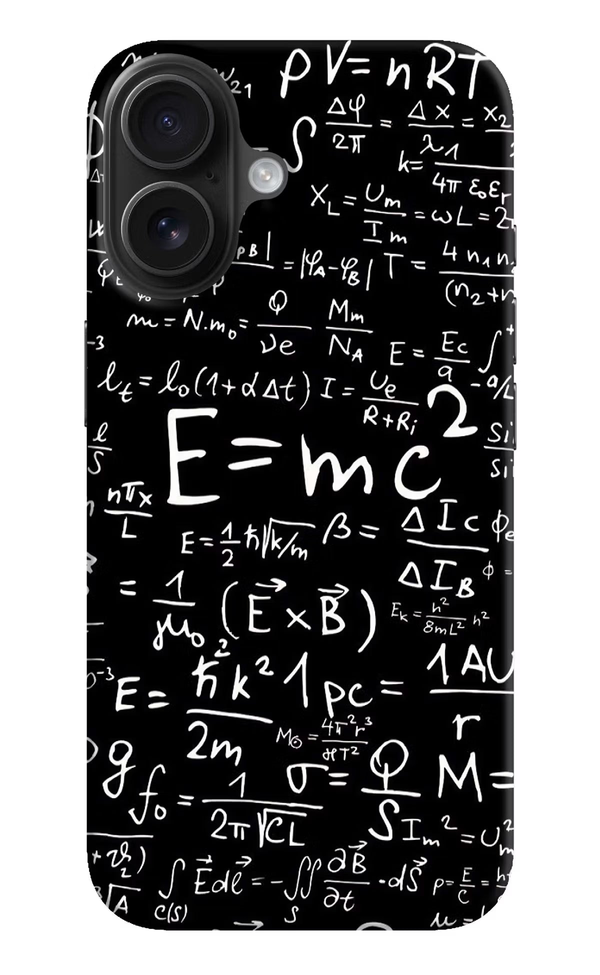 Physics Formula iPhone 16 Hard Case Back Cover by Casekaro