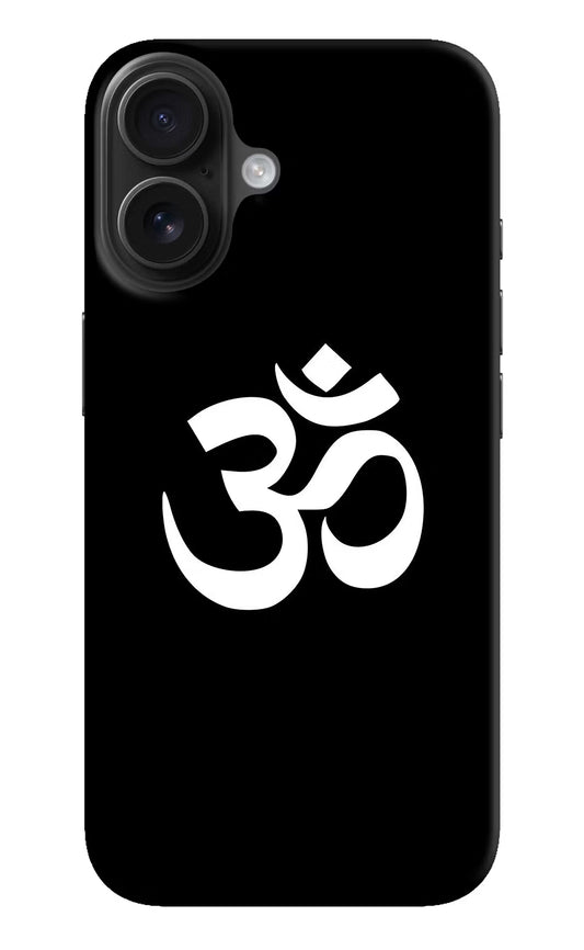 Om iPhone 16 Hard Case Back Cover by Casekaro