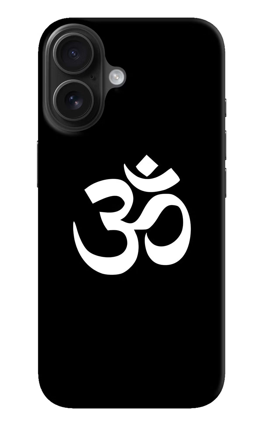 Om iPhone 16 Back Cover, Hard case