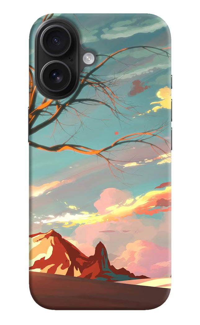 Scenery iPhone 16 Hard Case Back Cover by Casekaro