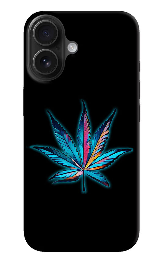 Weed iPhone 16 Hard Case Back Cover by Casekaro