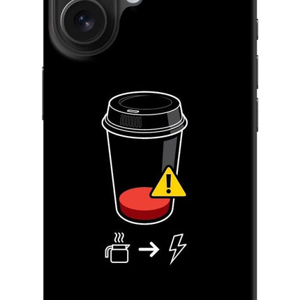 Coffee iPhone 16 Hard Case Back Cover by Casekaro