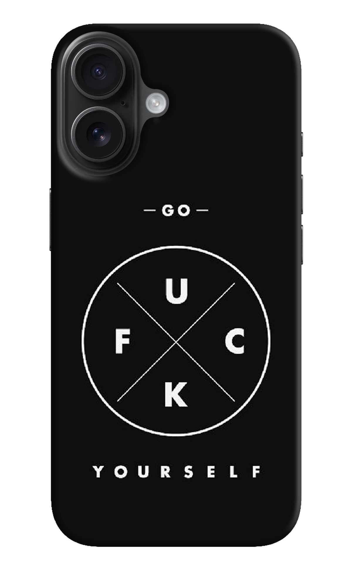 Go Fuck Yourself iPhone 16 Back Cover