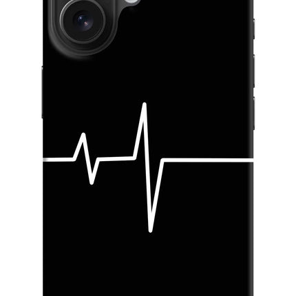 Heart Beats iPhone 16 Hard Case Back Cover by Casekaro