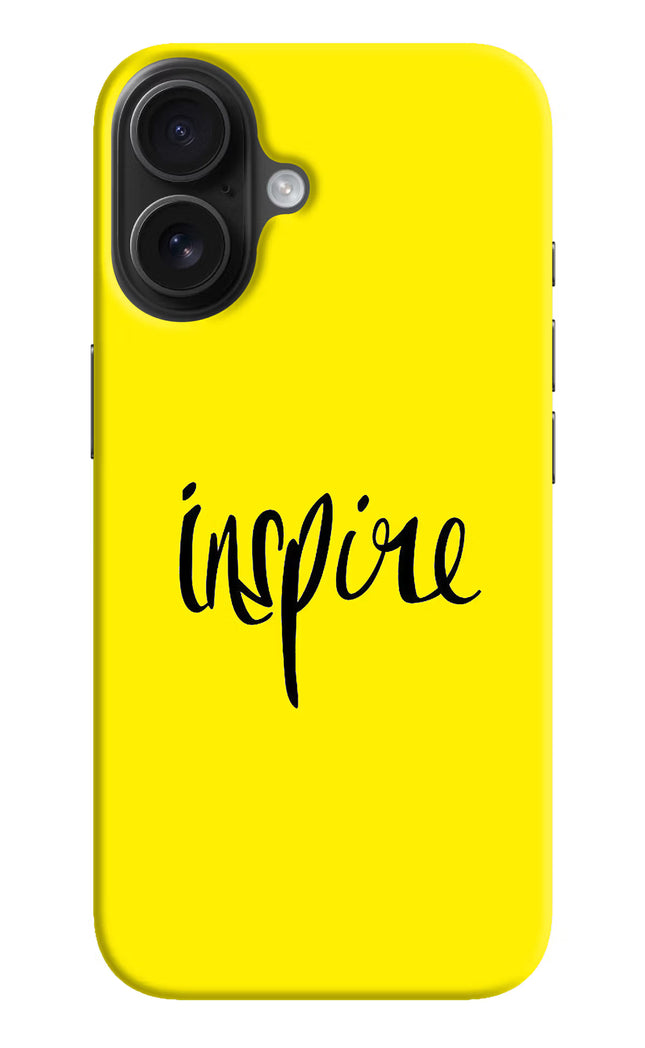 Inspire iPhone 16 Hard Case Back Cover by Casekaro