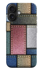 Multicolor Jeans iPhone 16 Hard Case Back Cover by Casekaro