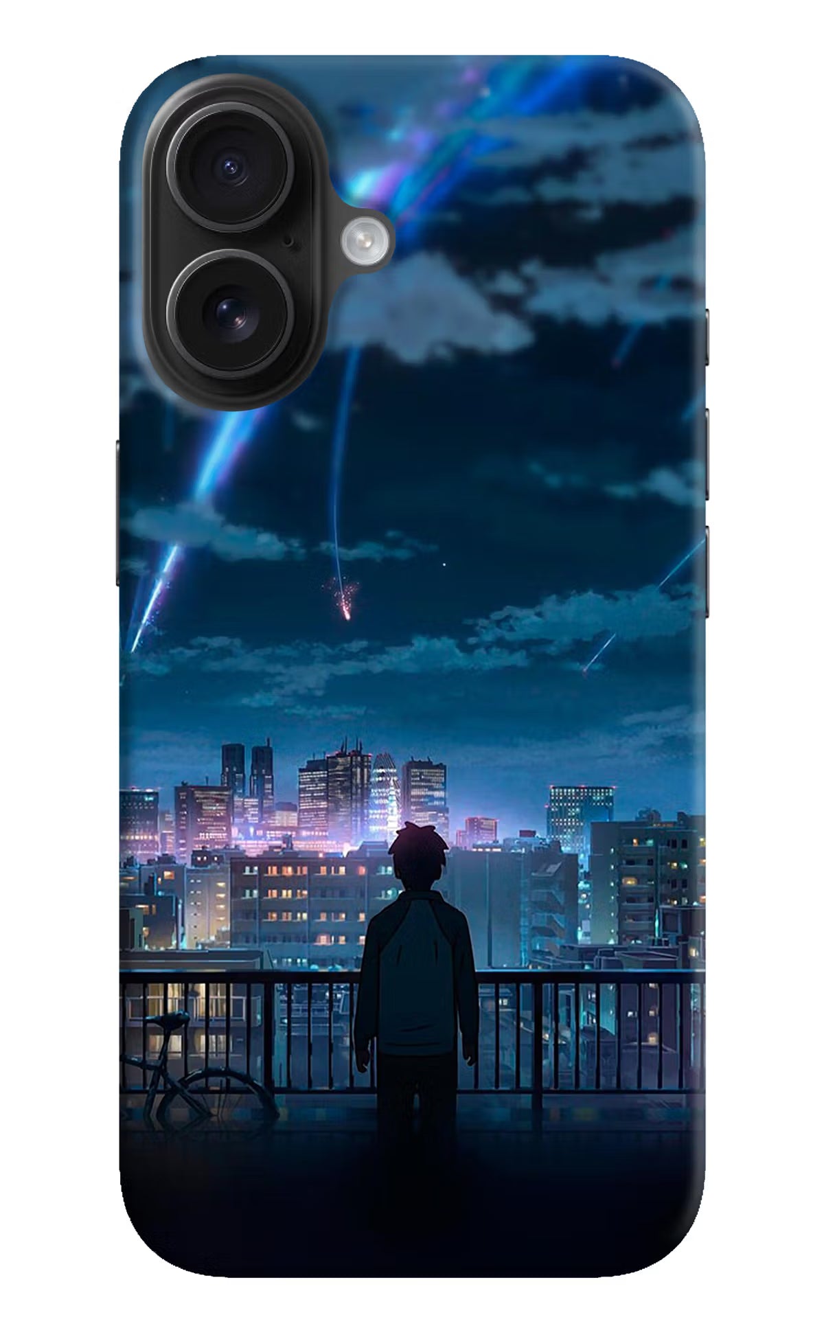 Anime iPhone 16 Hard Case Back Cover by Casekaro