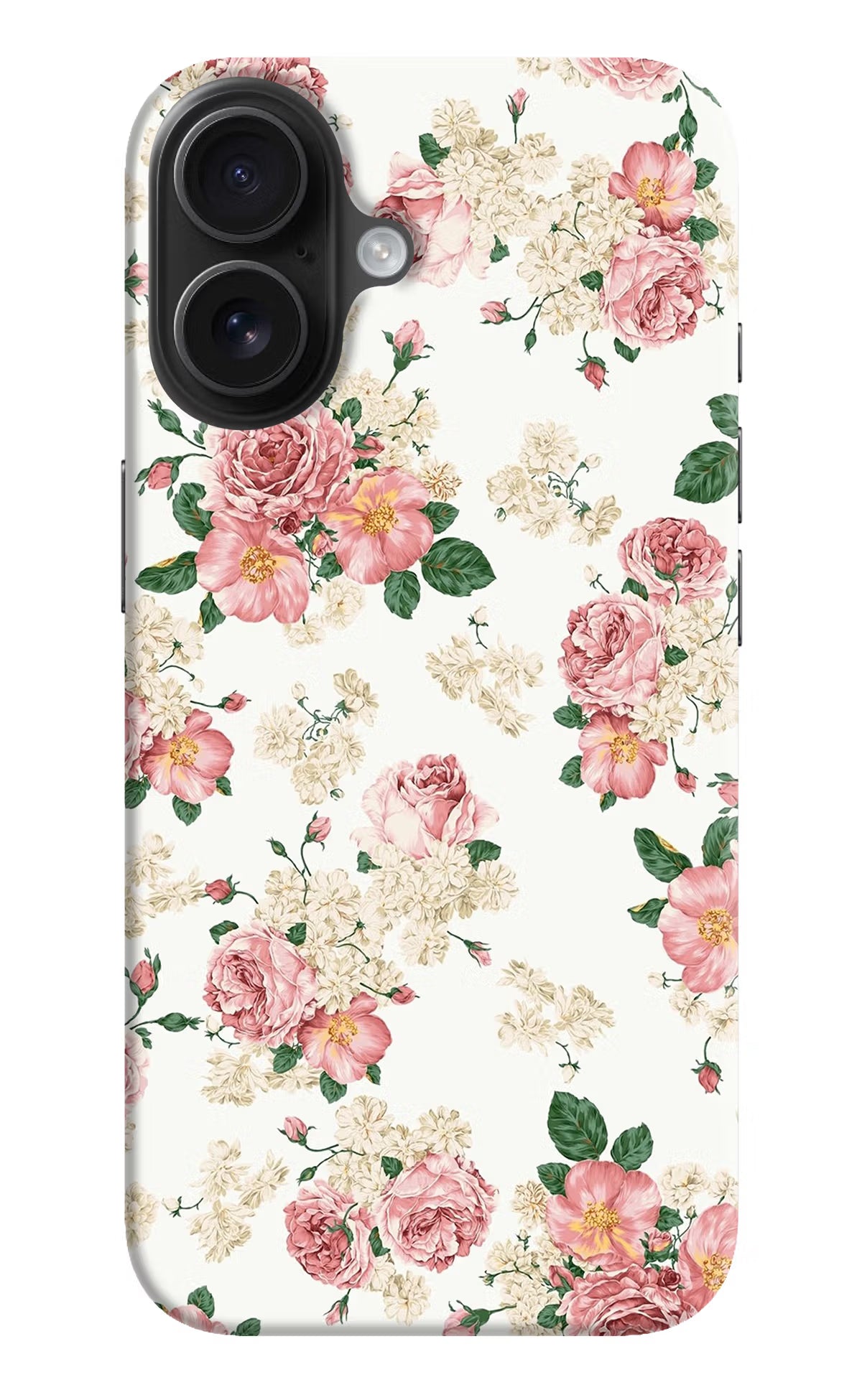 Flowers iPhone 16 Hard Case Back Cover by Casekaro