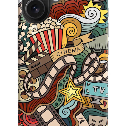 Cinema Abstract iPhone 16 Hard Case Back Cover by Casekaro