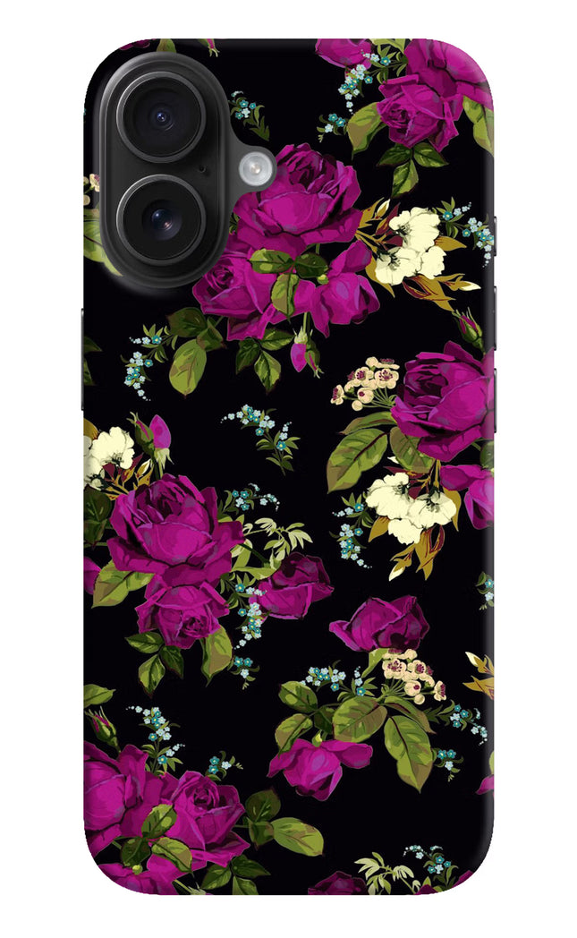 Flowers iPhone 16 Hard Case Back Cover by Casekaro