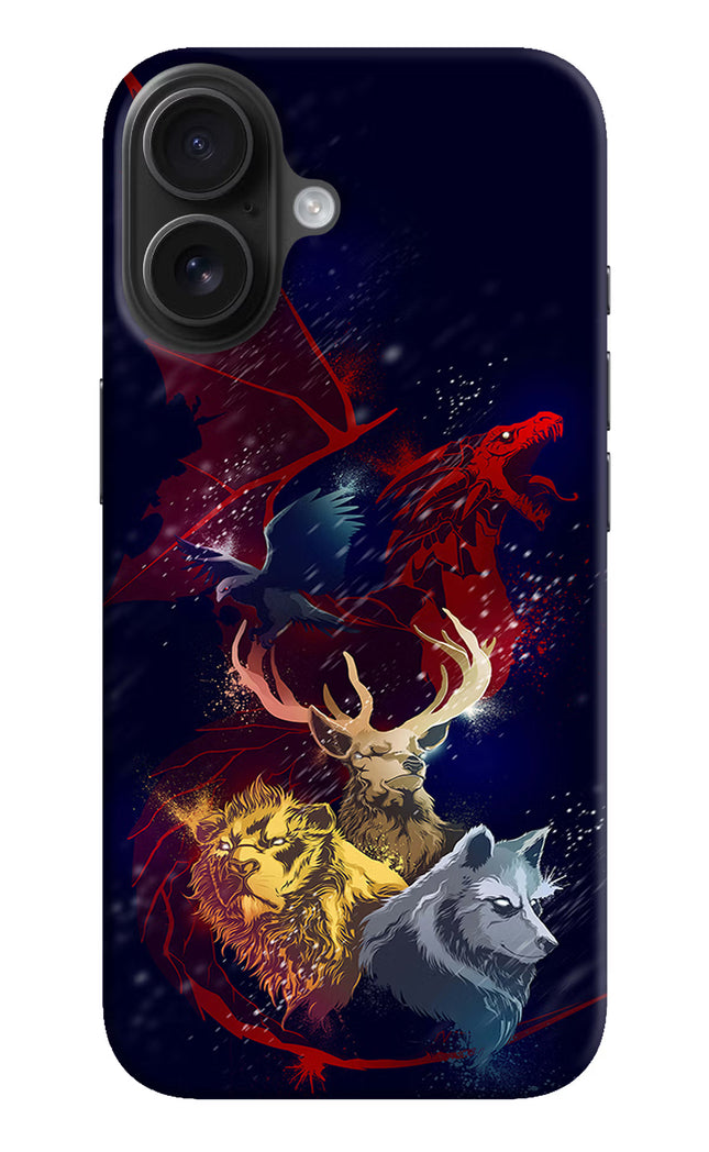 Game Of Thrones iPhone 16 Hard Case Back Cover by Casekaro