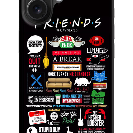 FRIENDS iPhone 16 Hard Case Back Cover by Casekaro