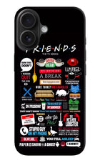FRIENDS iPhone 16 Hard Case Back Cover by Casekaro