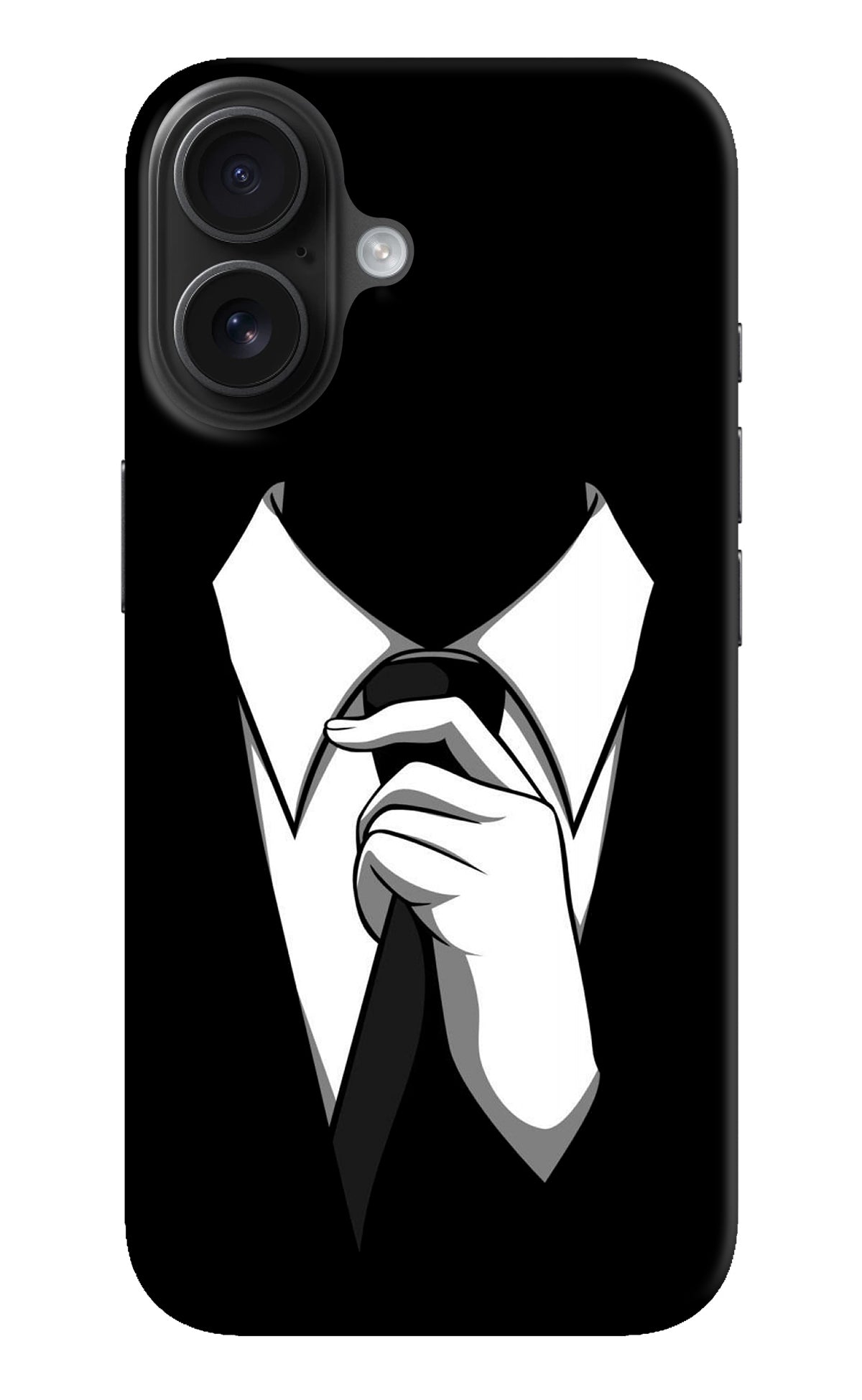 Black Tie iPhone 16 Back Cover