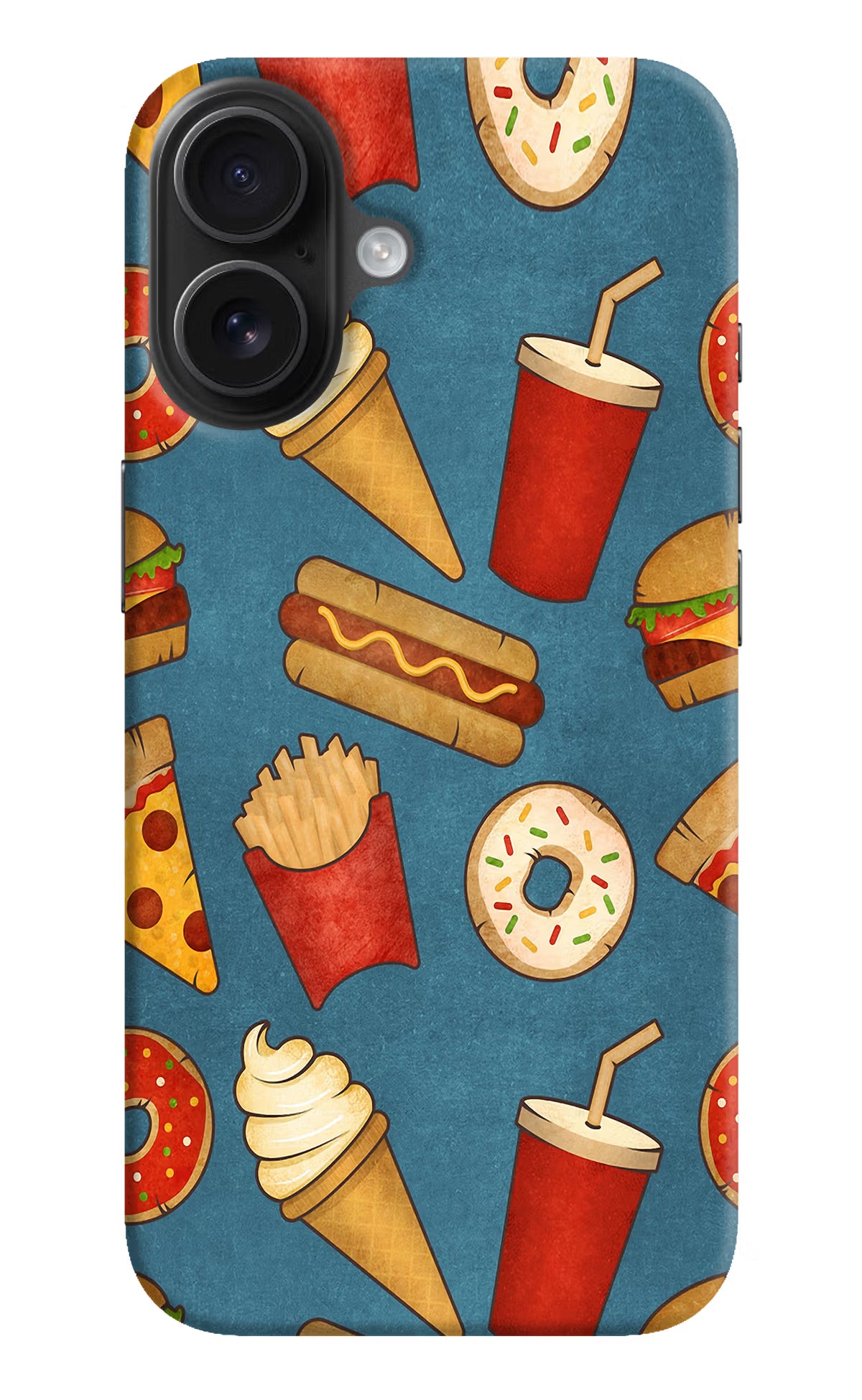 Foodie iPhone 16 Hard Case Back Cover by Casekaro