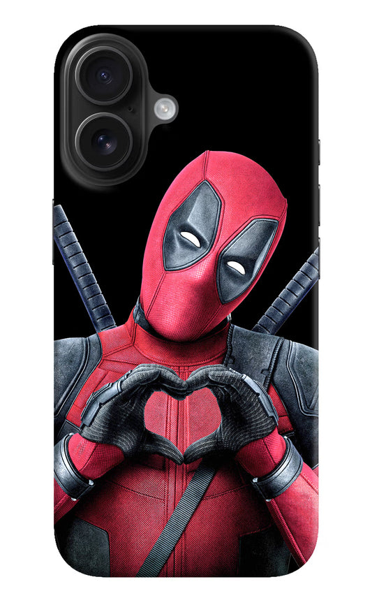 Deadpool iPhone 16 Hard Case Back Cover by Casekaro