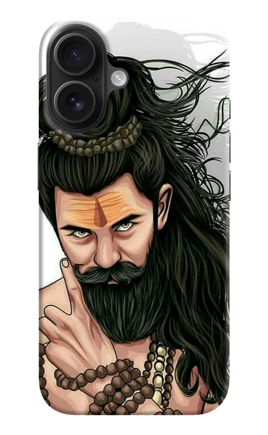 Mahadev iPhone 16 Back Cover, Hard case