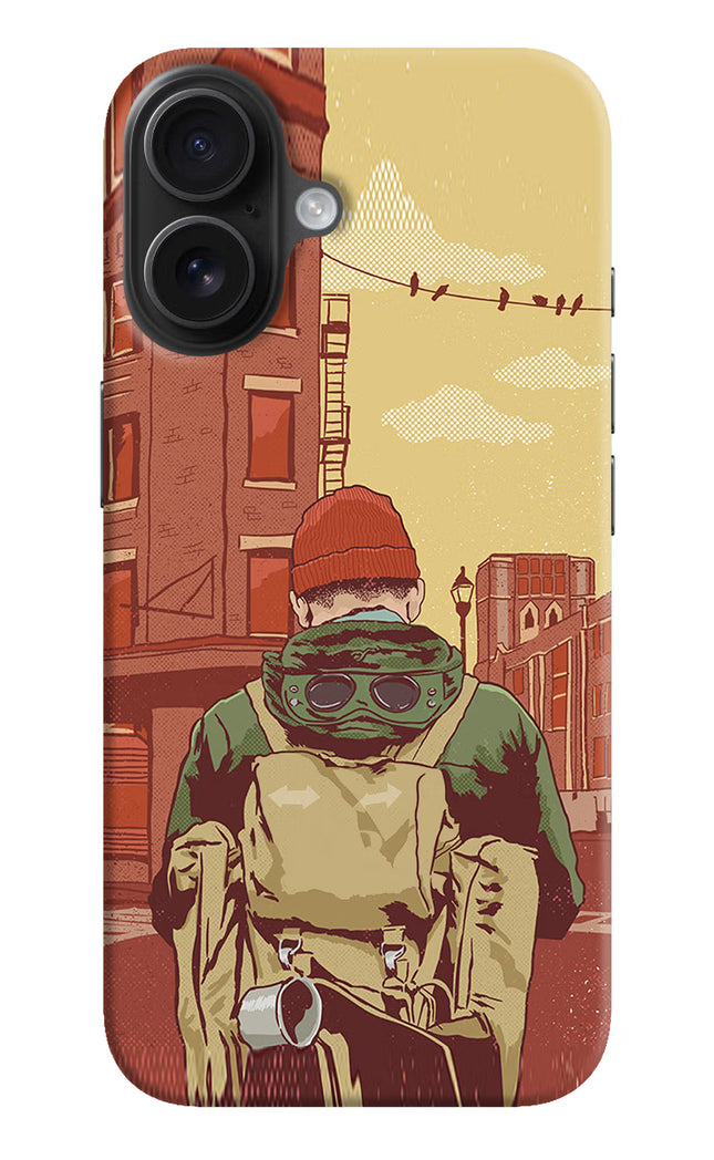 Adventurous iPhone 16 Hard Case Back Cover by Casekaro