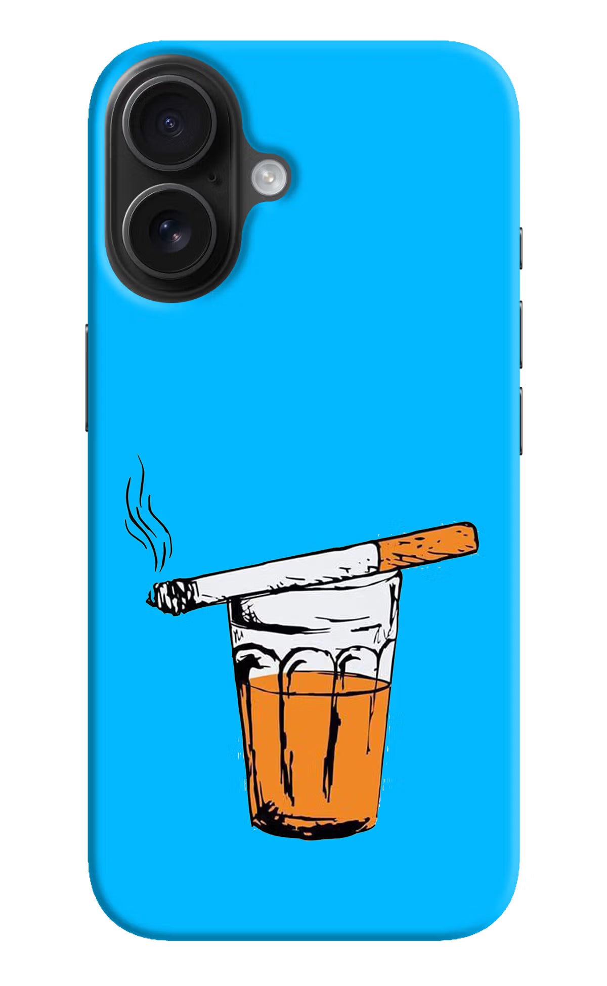 Chai Sutta iPhone 16 Hard Case Back Cover by Casekaro