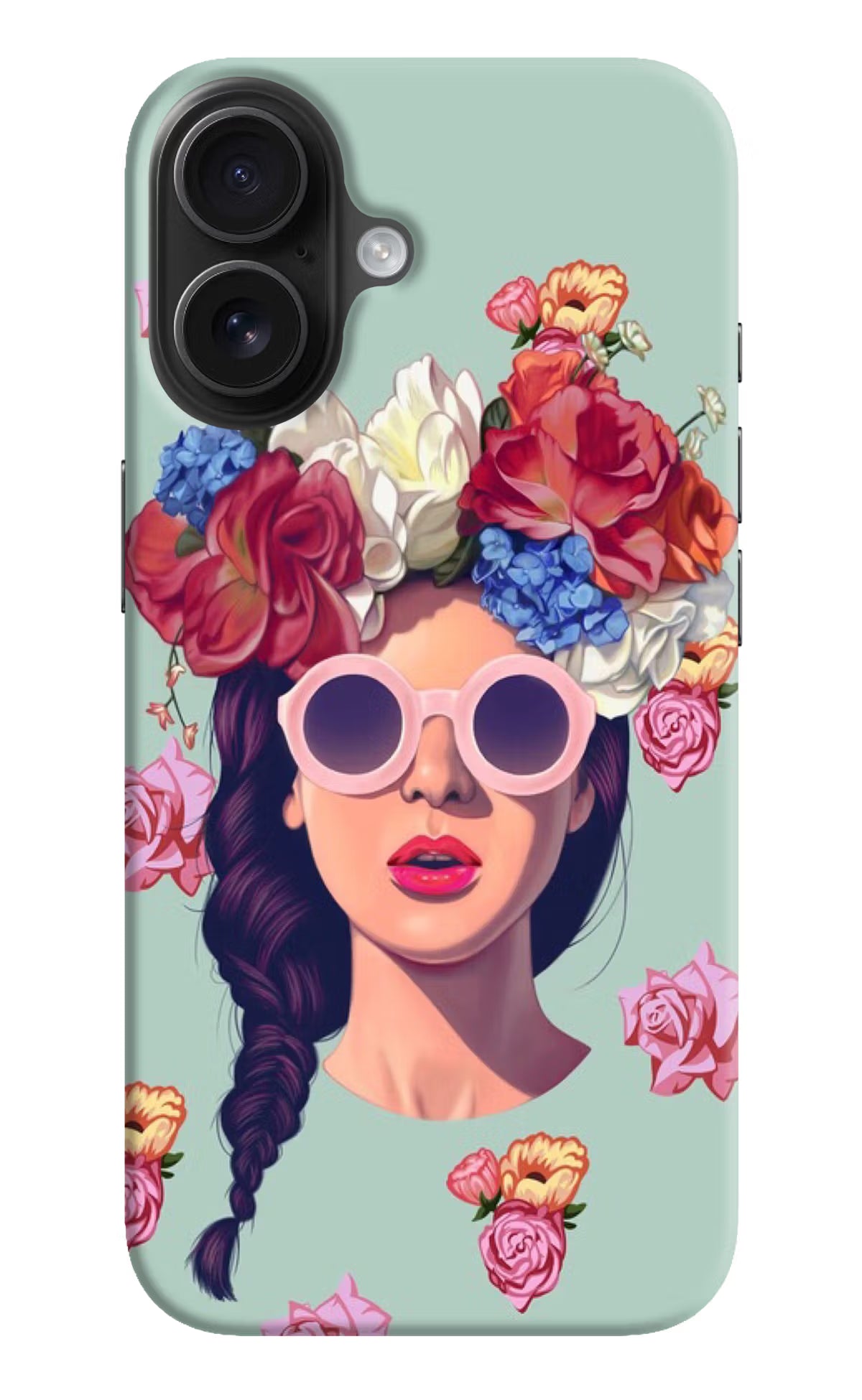 Pretty Girl iPhone 16 Hard Case Back Cover by Casekaro