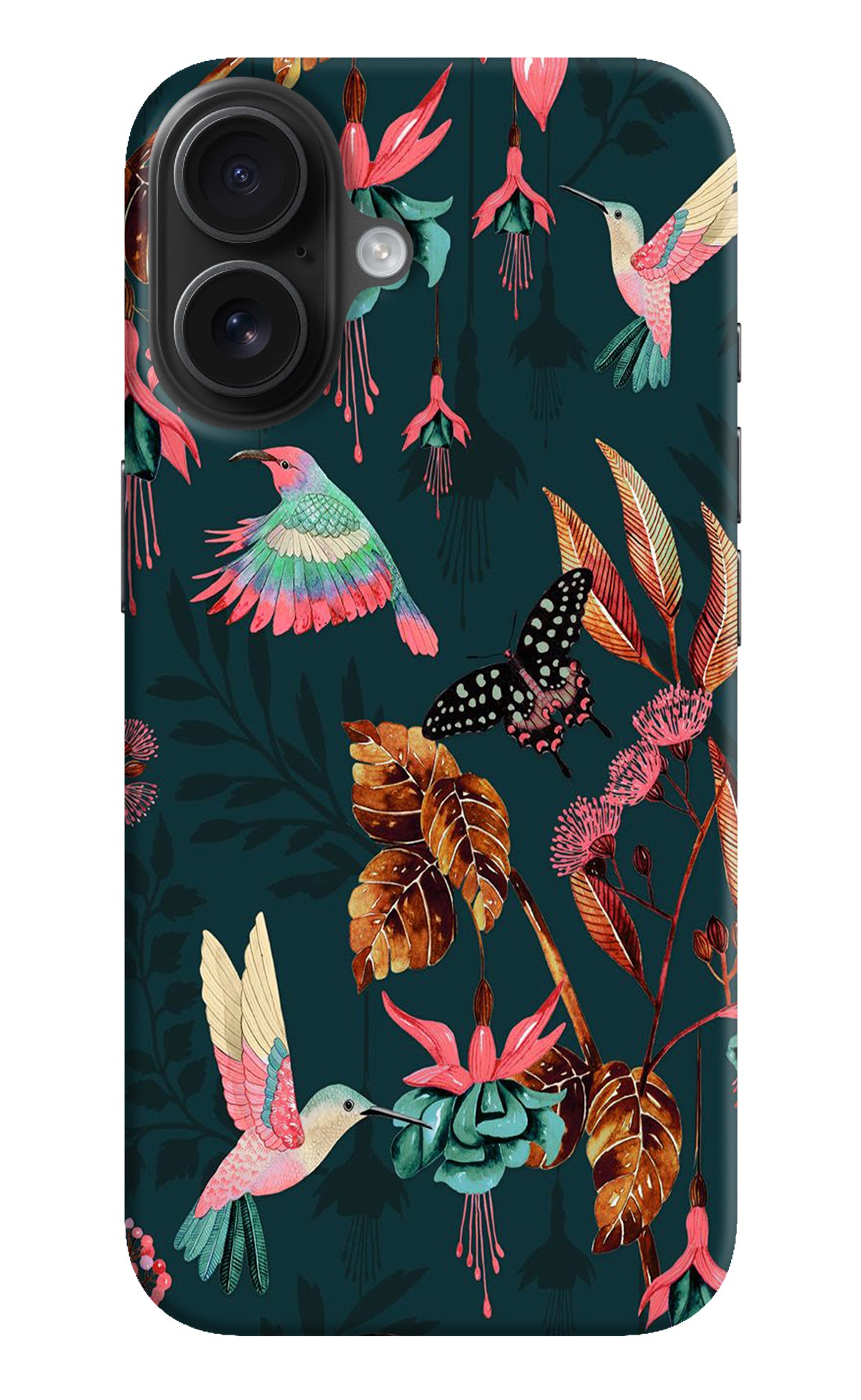 Birds iPhone 16 Back Cover