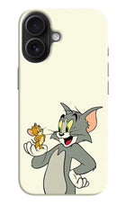Tom & Jerry iPhone 16 Hard Case Back Cover by Casekaro