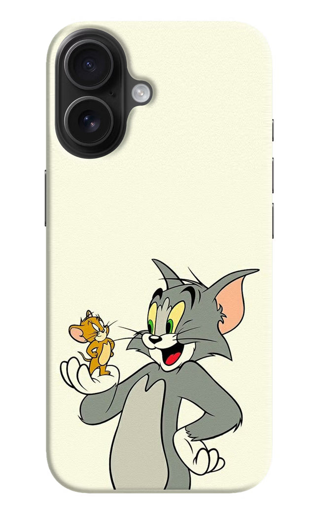 Tom & Jerry iPhone 16 Hard Case Back Cover by Casekaro