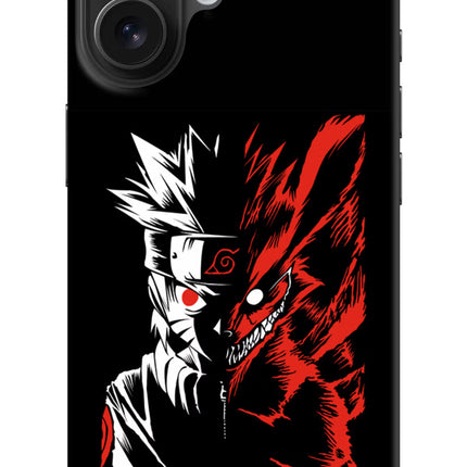 Naruto Two Face iPhone 16 Hard Case Back Cover by Casekaro