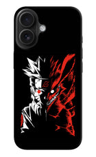 Naruto Two Face iPhone 16 Hard Case Back Cover by Casekaro