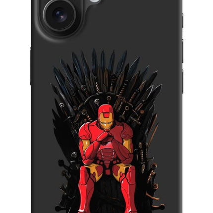 Ironman Throne iPhone 16 Hard Case Back Cover by Casekaro