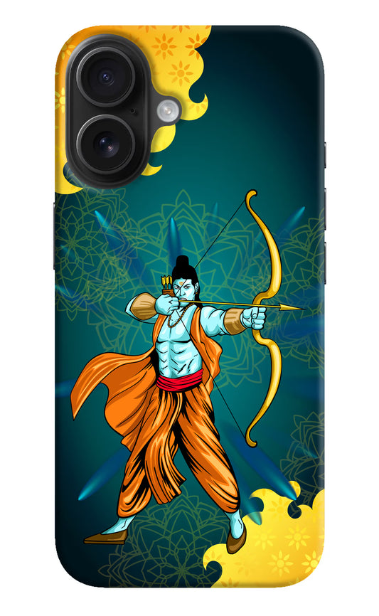 Lord Ram - 6 iPhone 16 Hard Case Back Cover by Casekaro