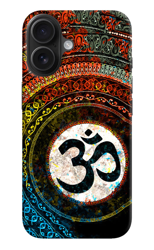 Om Cultural iPhone 16 Hard Case Back Cover by Casekaro