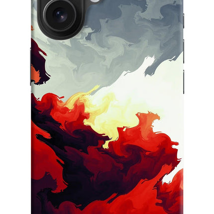 Fire Cloud iPhone 16 Hard Case Back Cover by Casekaro