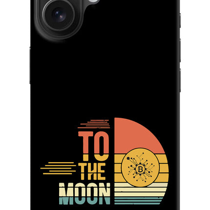 To the Moon iPhone 16 Hard Case Back Cover by Casekaro