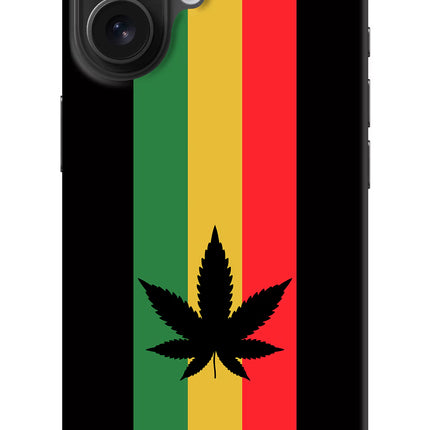 Weed Flag iPhone 16 Hard Case Back Cover by Casekaro